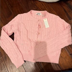 Frankie’s bikinis Pink Cable Knit Sweater